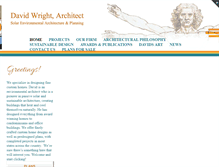 Tablet Screenshot of davidwrightarchitect.com